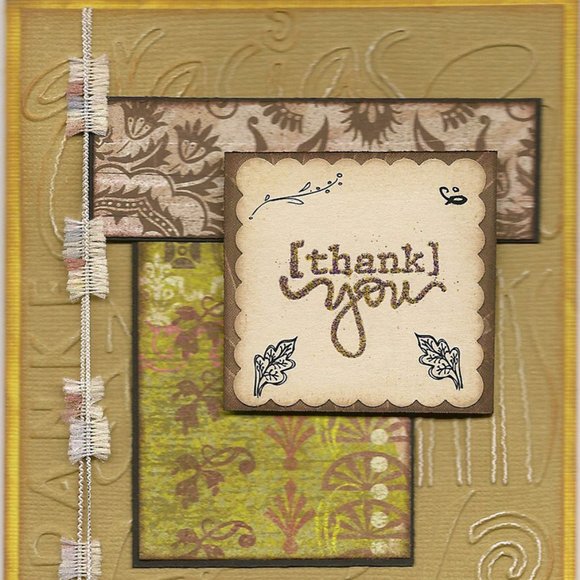 Cuttlebug 4” x 6” THANKS embossing folder - Picture 15 of 15